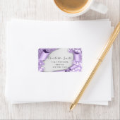 Bridal RSVP Weddenschap 3D Effect Glitter Paper Etiket (Insitu)