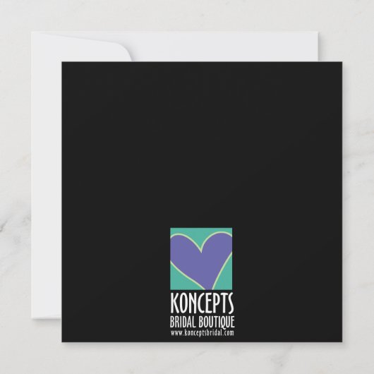 Bridal Shoes Bridal Shower Invitations Kaart (Achterkant)