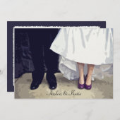 Bridal Shoes Rehearsal Uitnodiging (Voorkant / Achterkant)