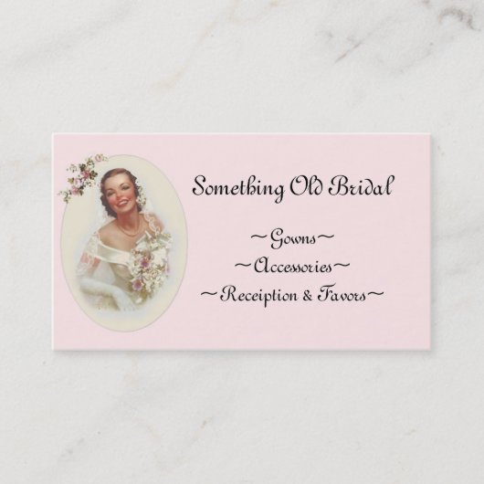 Bridal Shop Visitekaartje (Voorkant)