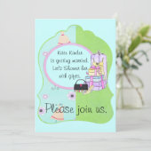Bridal Shower Aankondiging uitnodiging (Staand voorkant)