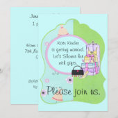 Bridal Shower Aankondiging uitnodiging (Voorkant / Achterkant)