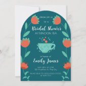 Bridal Shower - Afternoon Tea Party Invitation Kaart (Voorkant)