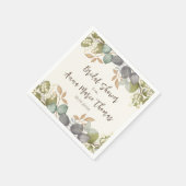Bridal Shower Autumn Leaves Wedding Fall Foliage Servet (Hoek)