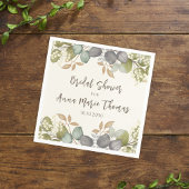 Bridal Shower Autumn Leaves Wedding Fall Foliage Servet