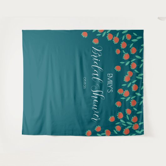 Bridal Shower Backdrop Wandkleed (Voorkant (horizontaal))