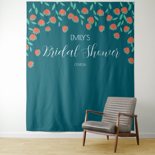 Bridal Shower Backdrop Wandkleed (In situ)