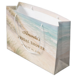 Bridal Shower beach coastal elegant Groot Cadeauzakje