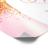 Bridal Shower Blush Pink Welcome Poster (Hoek)