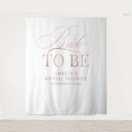 Bridal shower Bride to Be backdrop Wandkleed