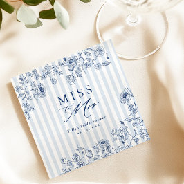 Bridal Shower Brunch Napkins Something Blue Decor Servet