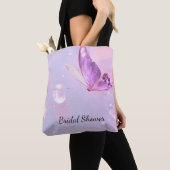 Bridal Shower Butterfly Tote Bags - Custom Party F Tote Bag (Dichtbij)