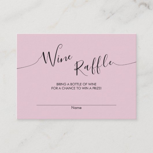 Bridal shower Enclosure Cards in a modern design. Informatiekaartje (Voorkant)