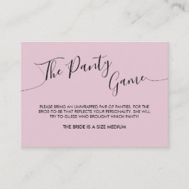 Bridal shower Enclosure Cards in a modern design. Informatiekaartje