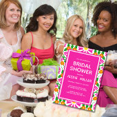 Bridal Shower Floral Celebration You’re Invited! Kaart