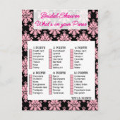 Bridal Shower game, What is your purse Uitnodiging Briefkaart (Voorkant)