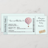 Bridal Shower Invitation, Adventure-Vrijgezellenfe Kaart (Voorkant / Achterkant)