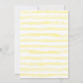 Bridal Shower Invitation and Cascading Sunflower Kaart (Achterkant)