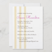 Bridal Shower Invitation - Berry en Plum Kaart (Achterkant)