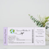 Bridal Shower Invitation, Bride voor uitnodiging (Staand voorkant)