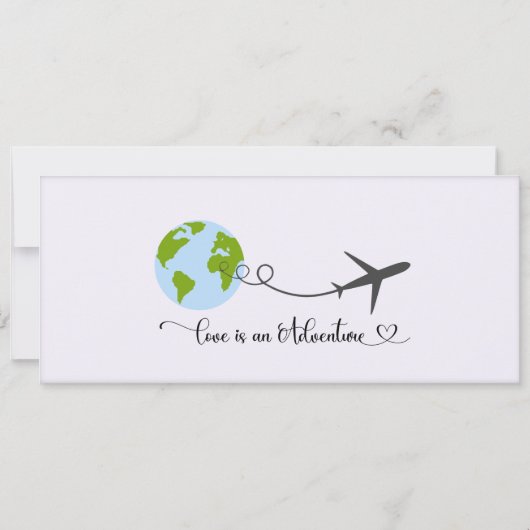 Bridal Shower Invitation, Bride voor uitnodiging (Achterkant)