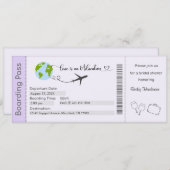 Bridal Shower Invitation, Bride voor uitnodiging (Voorkant / Achterkant)