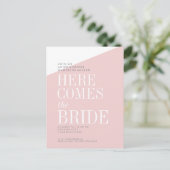 Bridal Shower Invitation Briefkaart (Staand voorkant)