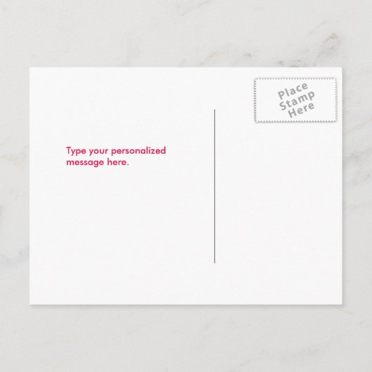 Bridal Shower Invitation Briefkaart (Achterkant)