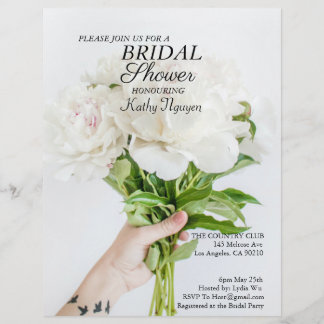Bridal Shower Invitation Briefkaart Briefhoofd