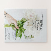 Bridal Shower Invitation Briefkaart Letterhead Legpuzzel (Horizontaal)