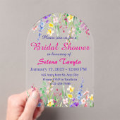 Bridal Shower Invitation Card Acryl Uitnodigingen (Insitu (Draagbaar))