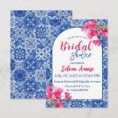 Bridal Shower Invitation Card Kaart (Voorkant / Achterkant)
