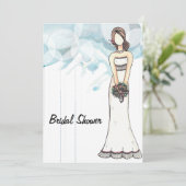 Bridal Shower Invitation Card Kaart (Staand voorkant)