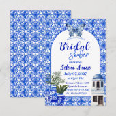 Bridal Shower Invitation Card Kaart (Voorkant / Achterkant)