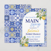 Bridal Shower Invitation Card Kaart (Voorkant / Achterkant)