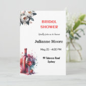Bridal Shower Invitation Card Kaart (Staand voorkant)