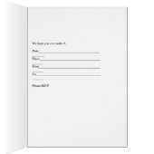 Bridal Shower Invitation Card, Lavender, met Iris (Binnen (Rechts))