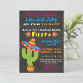 Bridal Shower Invitation- Couples, Fiesta Kaart (Staand voorkant)