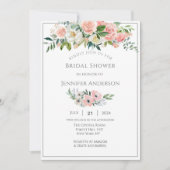 Bridal Shower Invitation, een Magical Roos Garden Kaart (Voorkant)