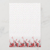 Bridal Shower Invitation Elegant Floral Template Kaart (Achterkant)