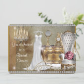 BRIDAL SHOWER INVITATION FAUX Wallpaper Kaart (Staand voorkant)