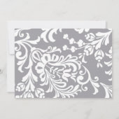 Bridal Shower Invitation Floral Kaart (Achterkant)
