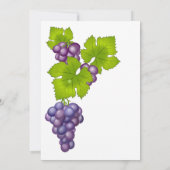 Bridal Shower Invitation française Girl Wine Kaart (Achterkant)