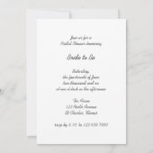 Bridal Shower Invitation in Bridal en Tractor Coun Kaart (Achterkant)