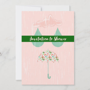 Bridal Shower Invitation in Pink Aankondiging