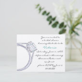 BRIDAL SHOWER INVITATION KAART (Staand voorkant)