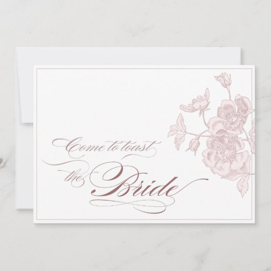 BRIDAL SHOWER INVITATION KAART (Voorkant)
