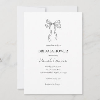 Bridal Shower Invitation Kaart
