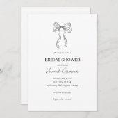 Bridal Shower Invitation Kaart (Voorkant / Achterkant)