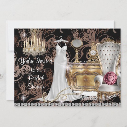 BRIDAL SHOWER INVITATION KAART (Voorkant)